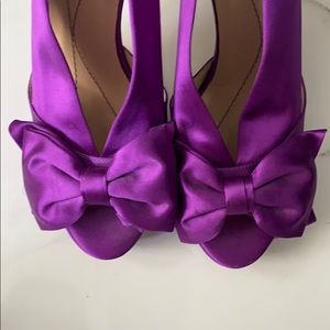 Kate Spade Satin Open Toe Heels